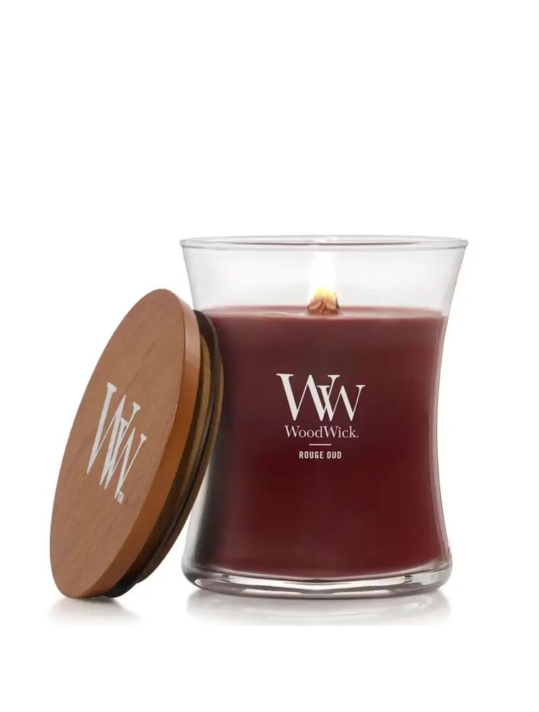 Woodwick Medium Candle - Rouge Oud