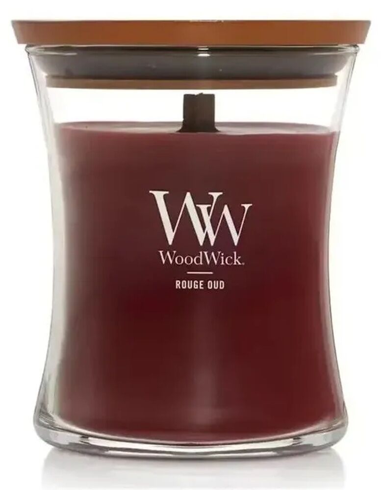 Woodwick Medium Candle - Rouge Oud