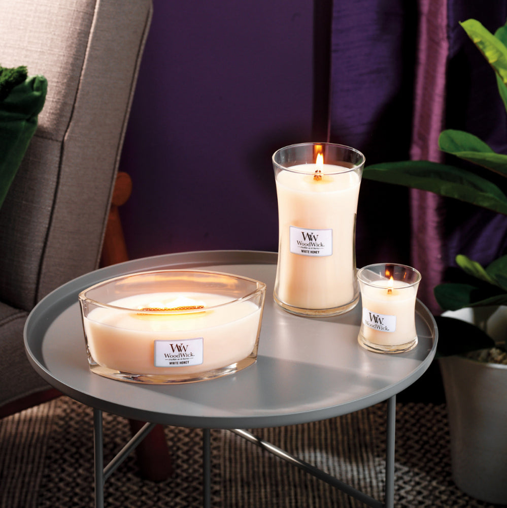 WoodWick Candle - Ellipse White Honey