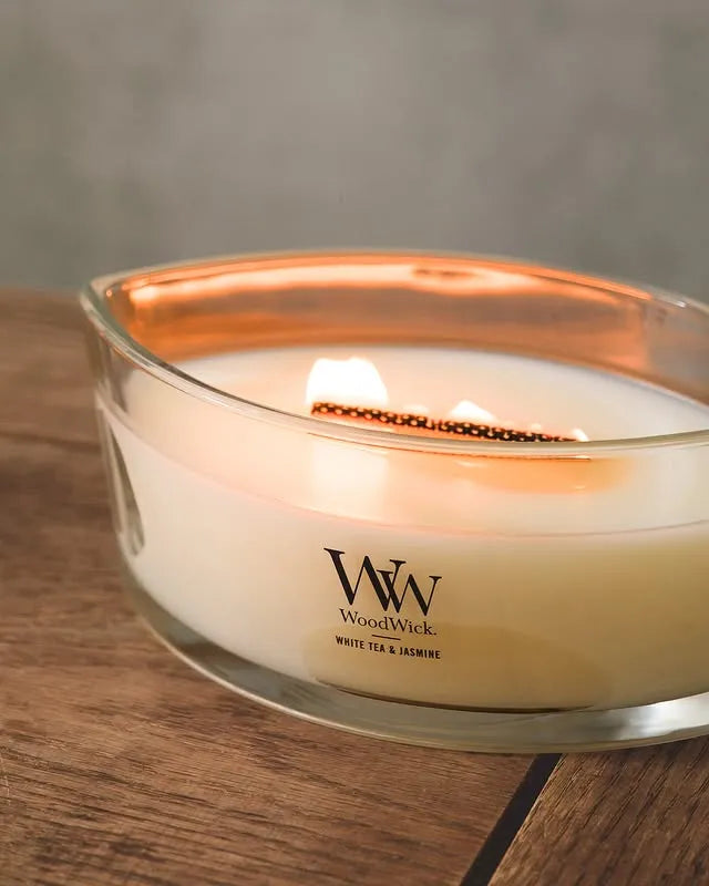 WoodWick Candle - Ellipse White Tea & Jasmine