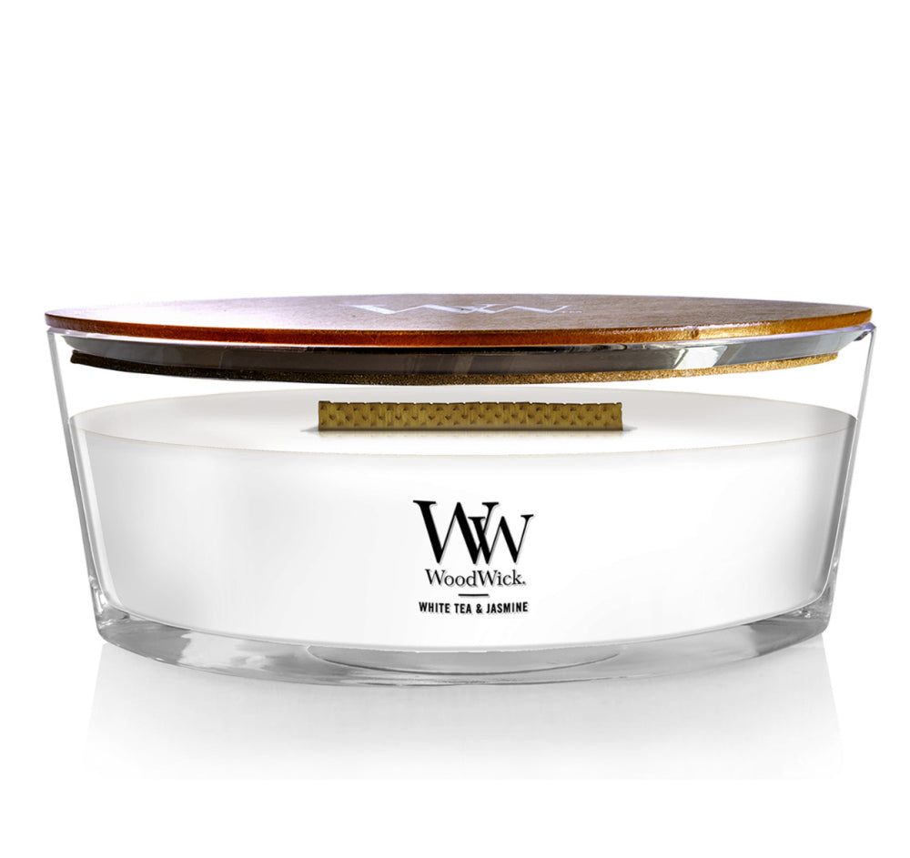 WoodWick Candle - Ellipse White Tea & Jasmine