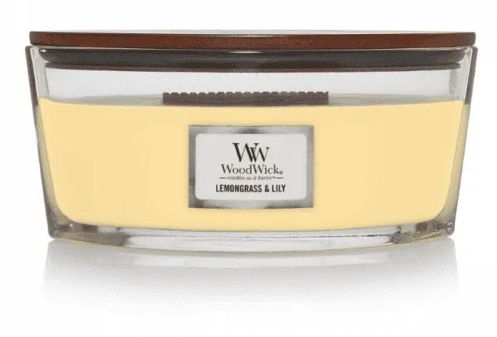 WoodWick Candle - Ellipse Lemongrass & Lily