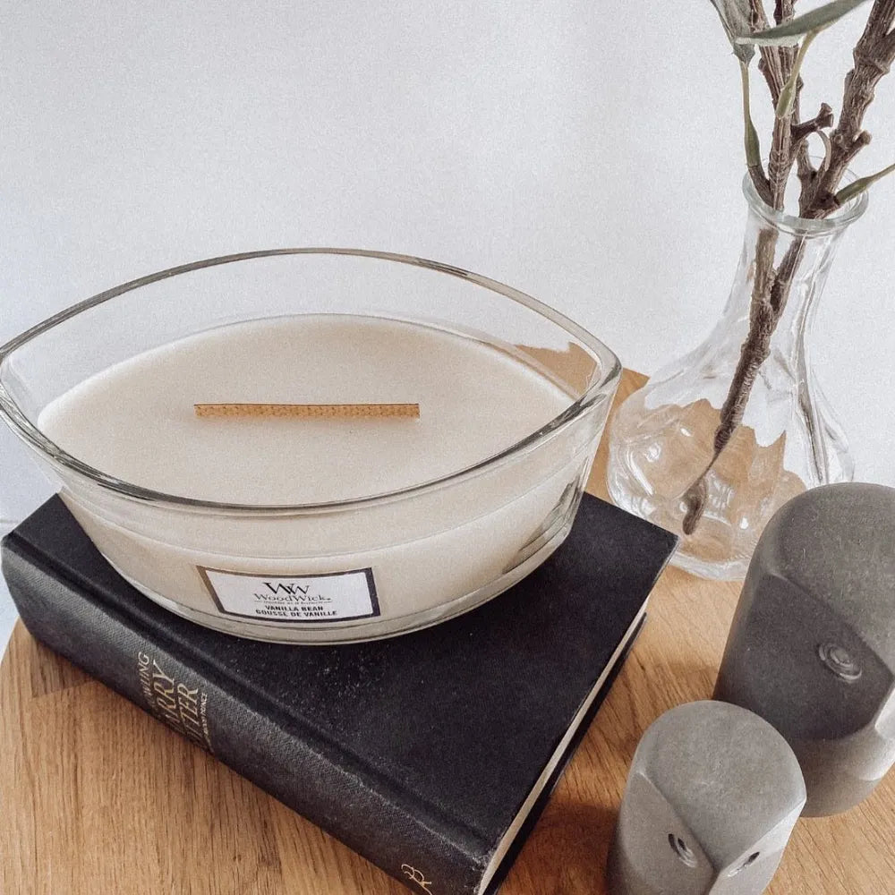 WoodWick Candle - Ellipse Vanilla Bean