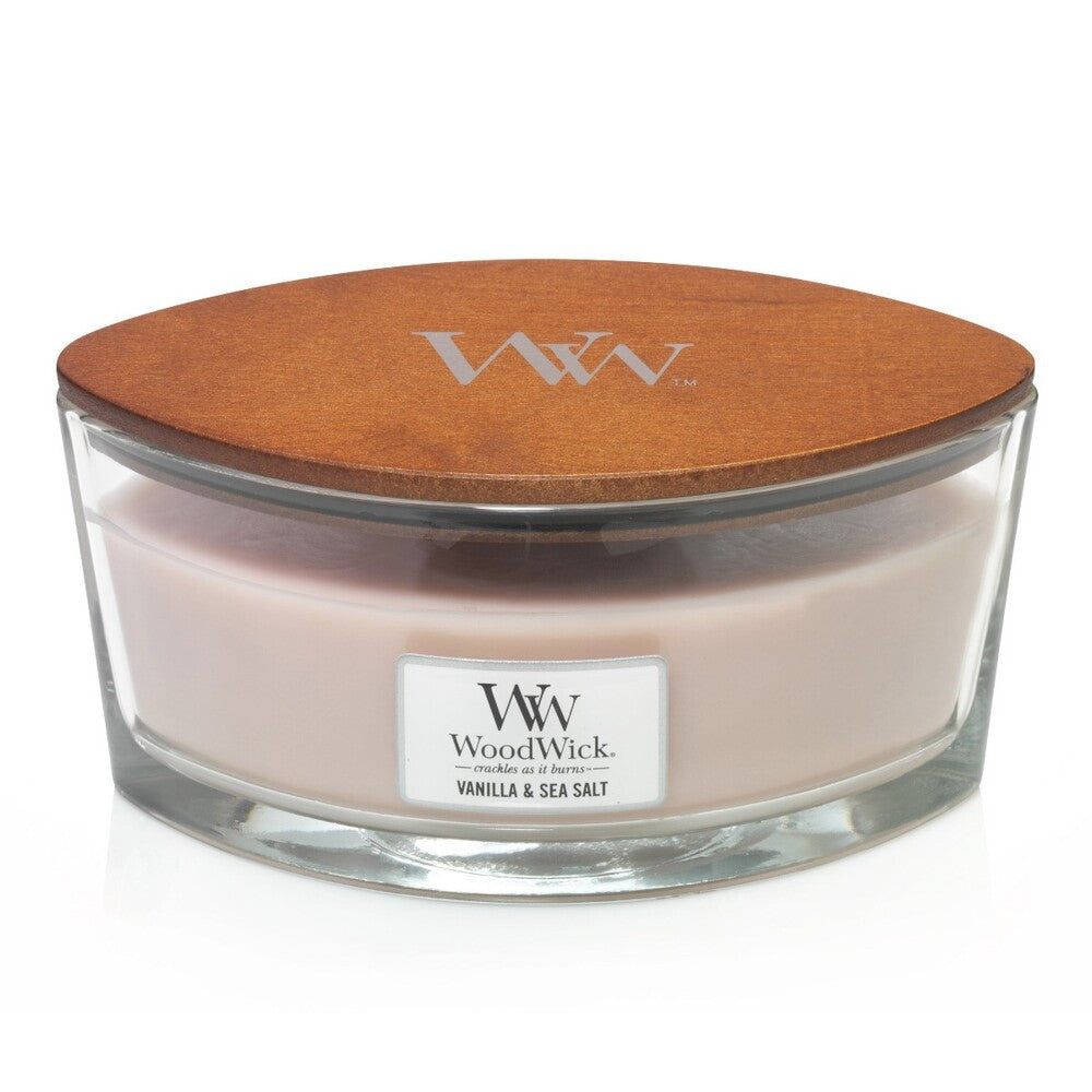 WoodWick Candle - Ellipse Vanilla & Sea Salt