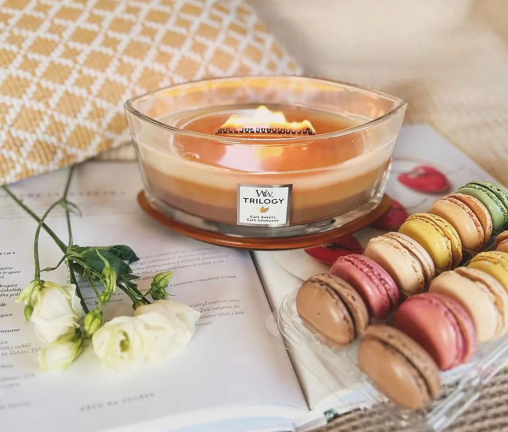 WoodWick Candle - Ellipse Trilogy Cafe Sweets