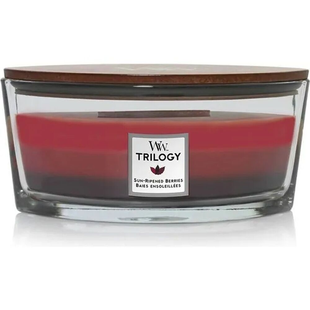 WoodWick Candle - Ellipse Trilogy Sun Ripened Berries