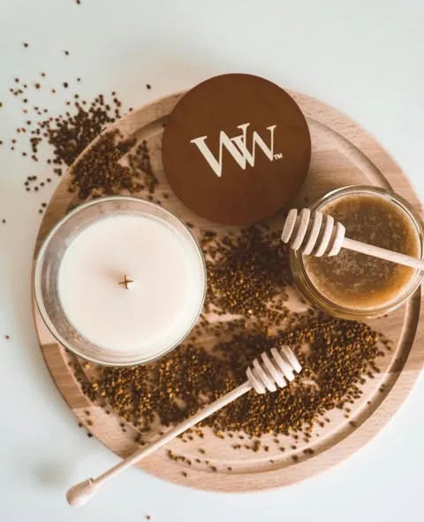 WoodWick Candle - Medium White Honey