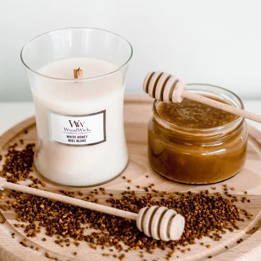 WoodWick Candle - Medium White Honey