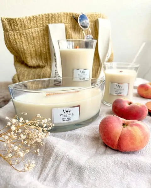 WoodWick Candle - Medium White Honey