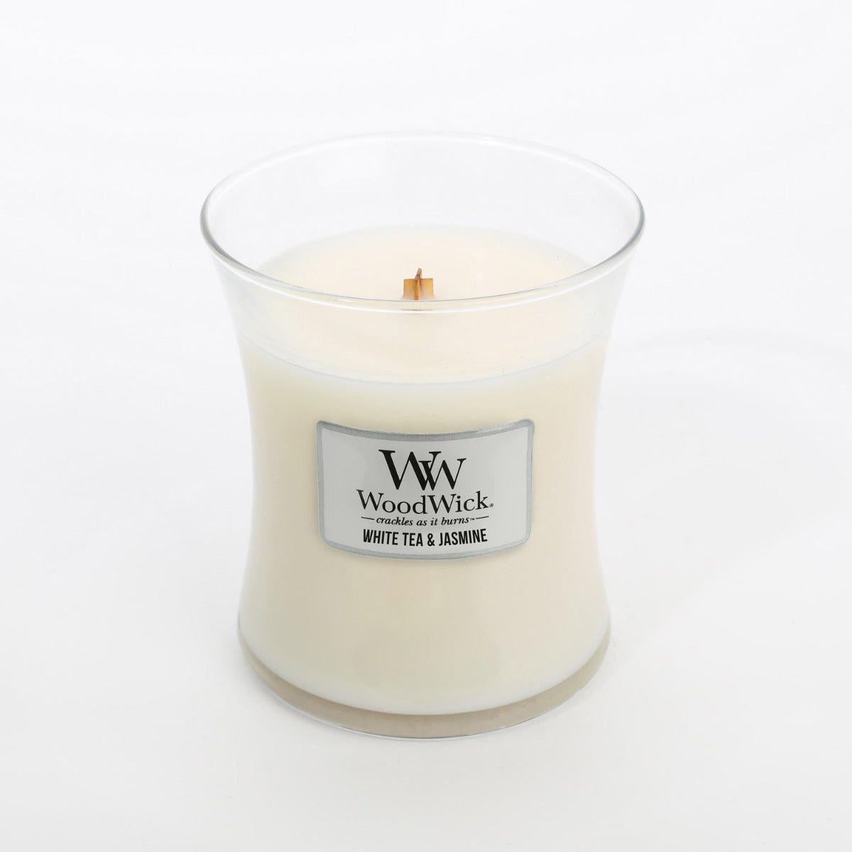 WoodWick Candle - Medium White Tea & Jasmine