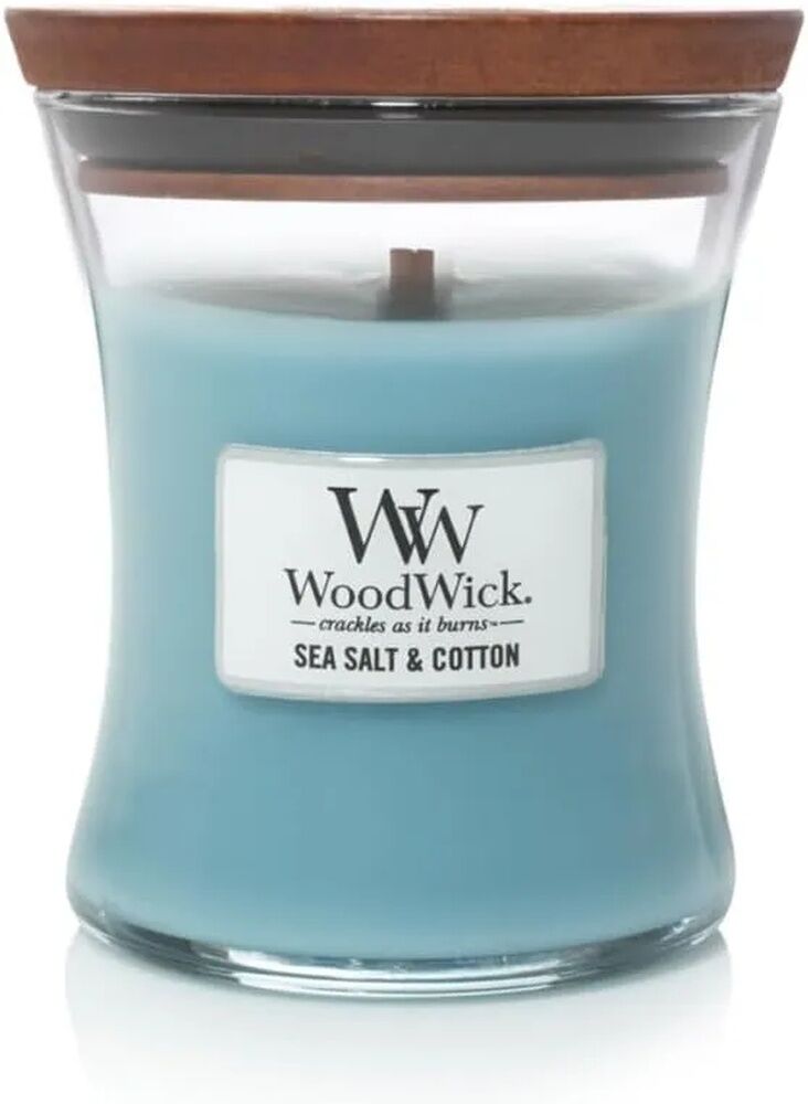 WoodWick Candle - Medium Sea Salt & Cotton