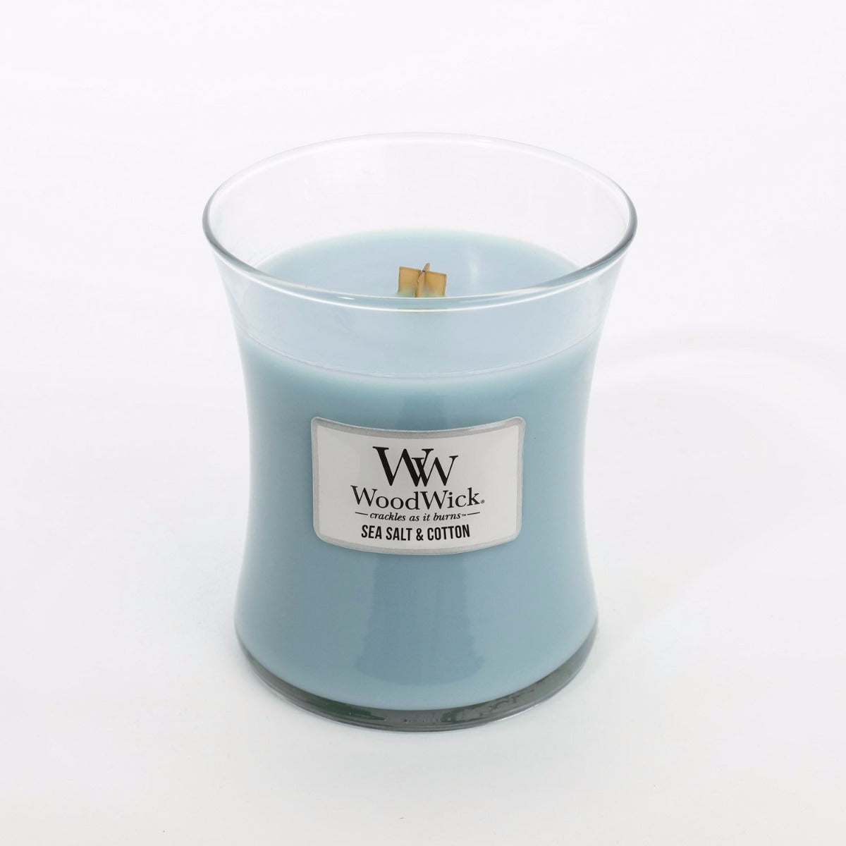 WoodWick Candle - Medium Sea Salt & Cotton