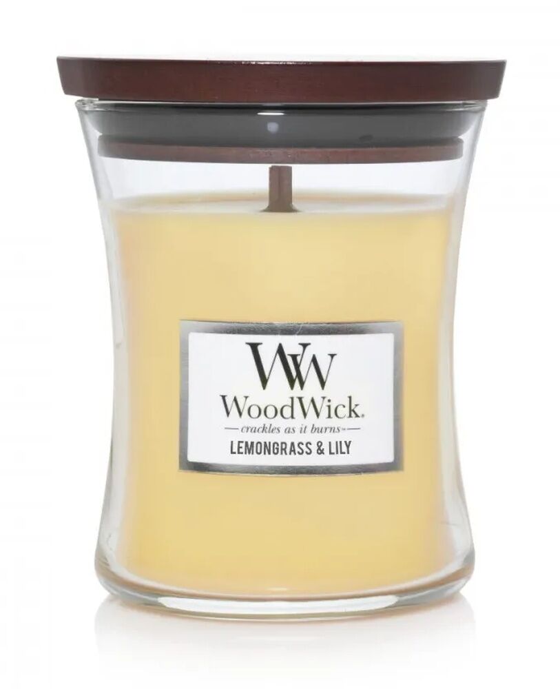 WoodWick Candle - Medium Lemongrass & Lily