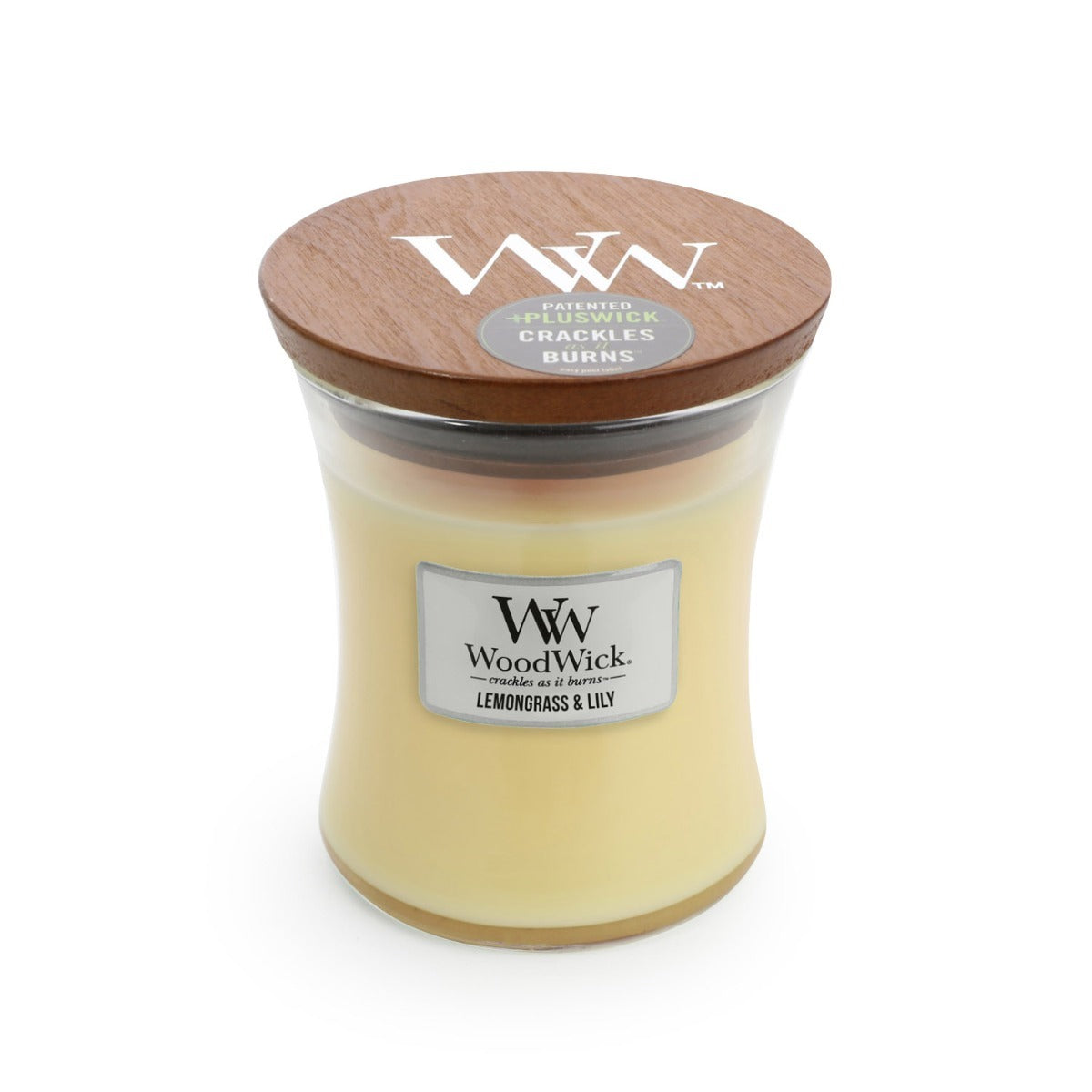WoodWick Candle - Medium Lemongrass & Lily