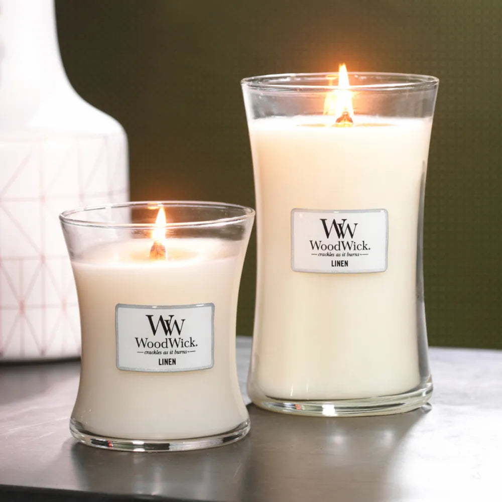 WoodWick Candle - Medium Linen
