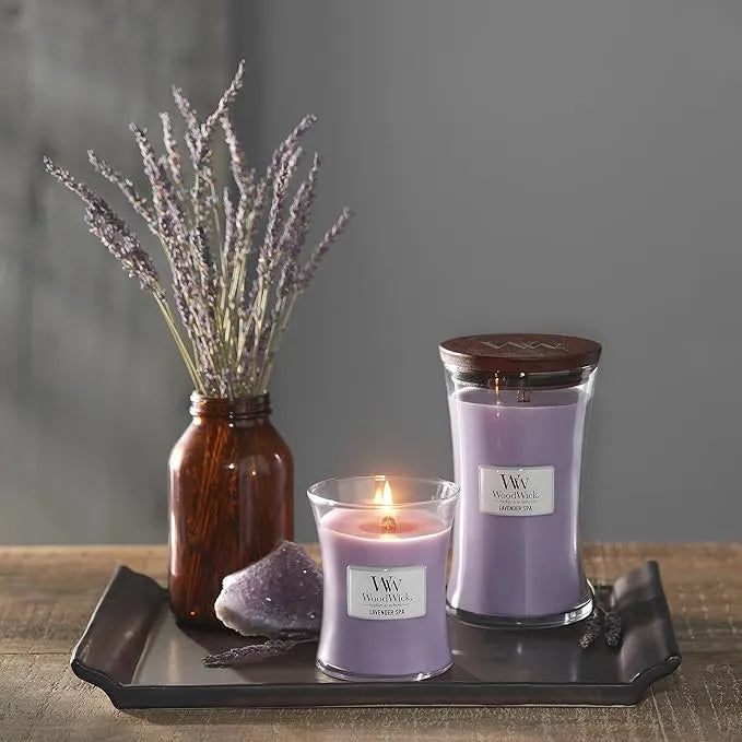 WoodWick Candle - Medium Lavender Spa