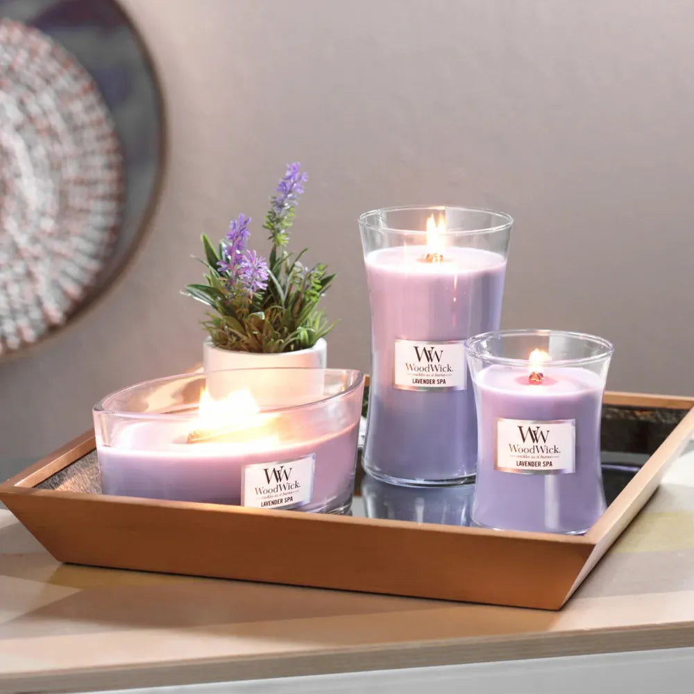 WoodWick Candle - Medium Lavender Spa