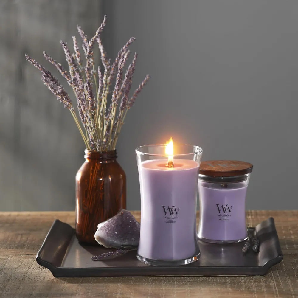 WoodWick Candle - Medium Lavender Spa
