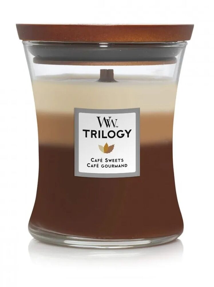 WoodWick Candle - Medium Trilogy Cafe Sweets
