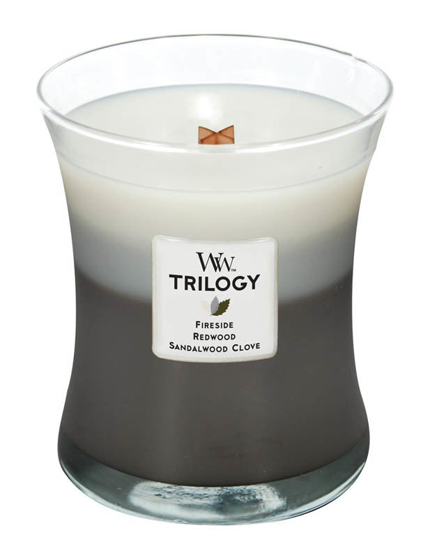 WoodWick Medium Trilogy Candle - Warm Woods
