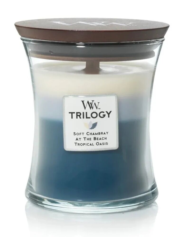 WoodWick Candle - Medium Trilogy Beachfront Cottage