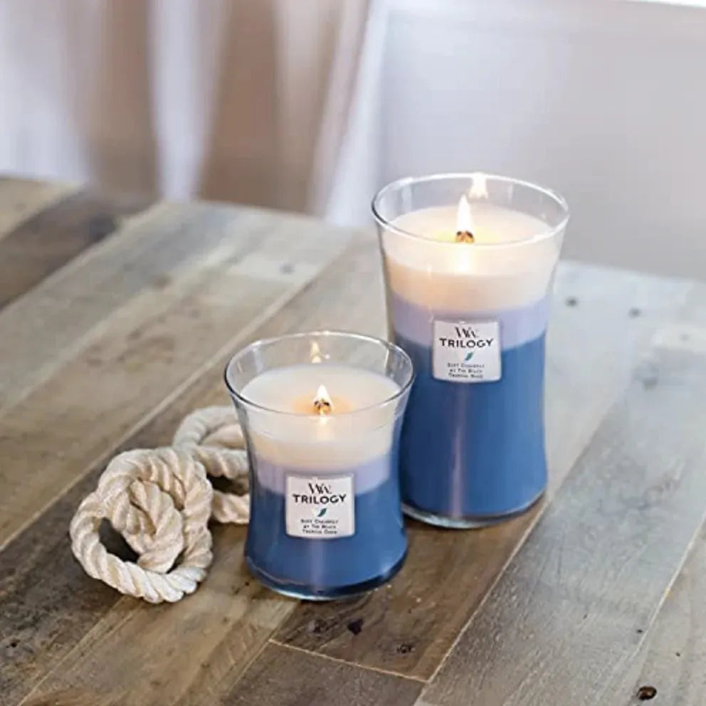 WoodWick Candle - Medium Trilogy Beachfront Cottage