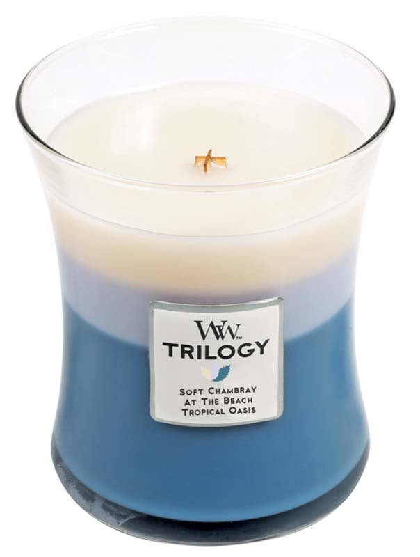 WoodWick Candle - Medium Trilogy Beachfront Cottage
