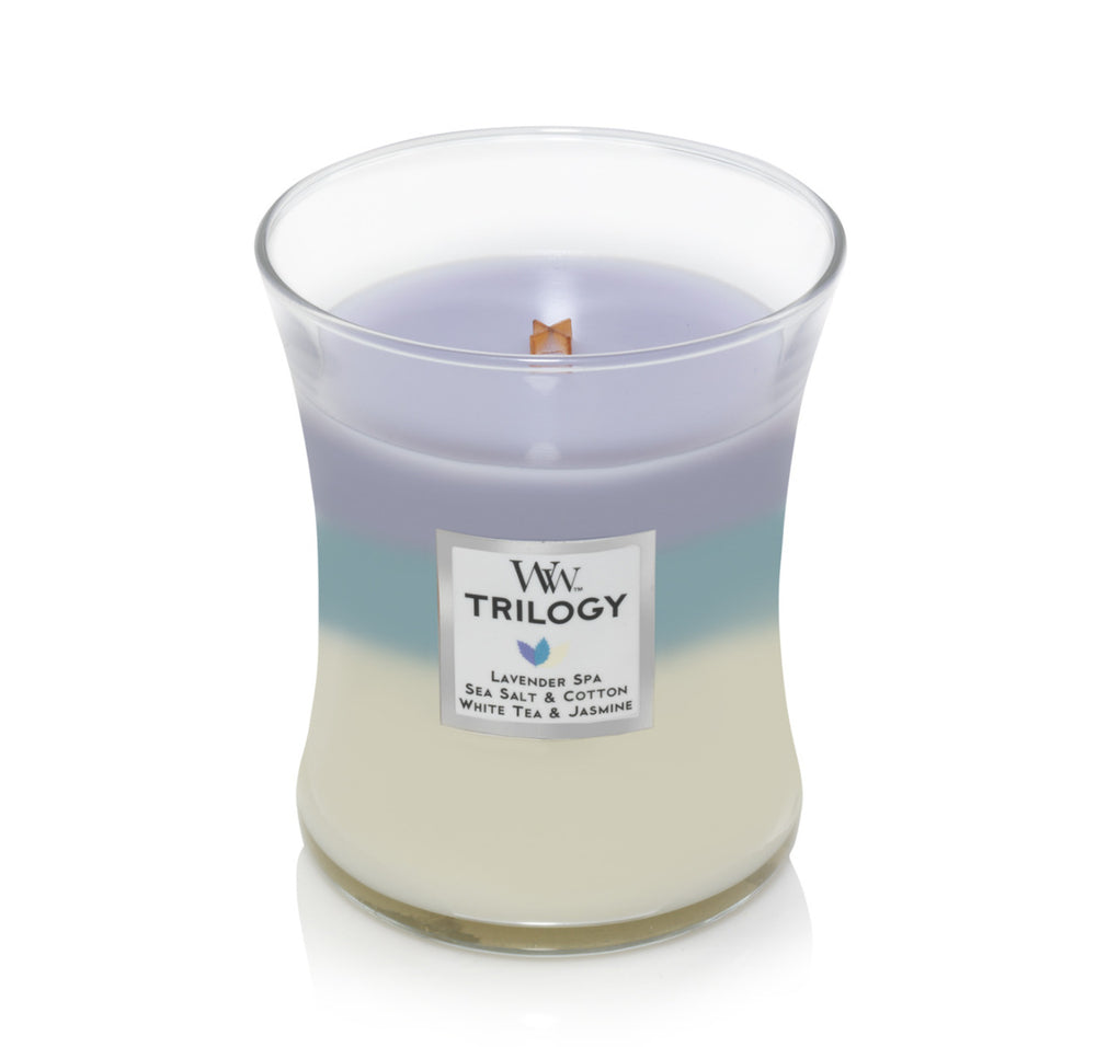 WoodWick Candle - Medium Trilogy Calming Retreat