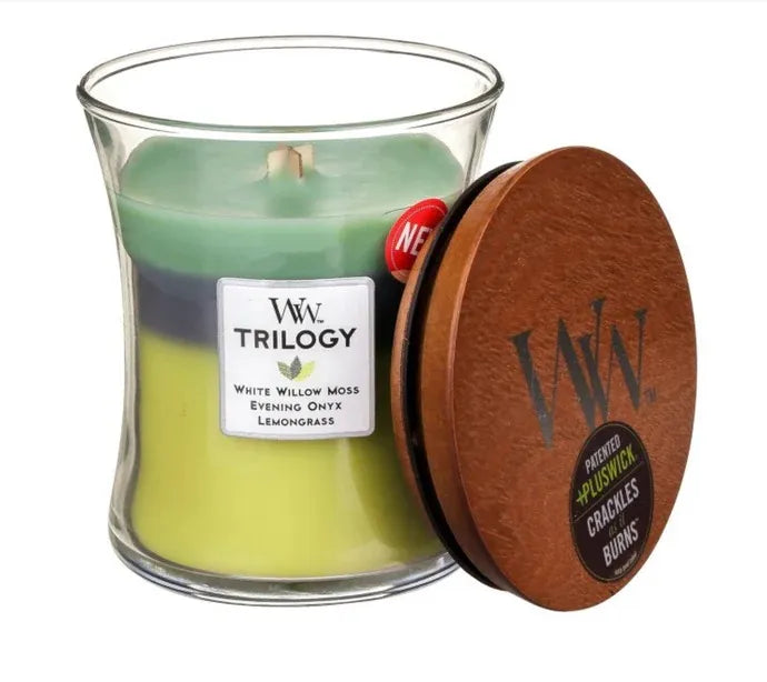 WoodWick Candle - Medium Trilogy Woodland Shade
