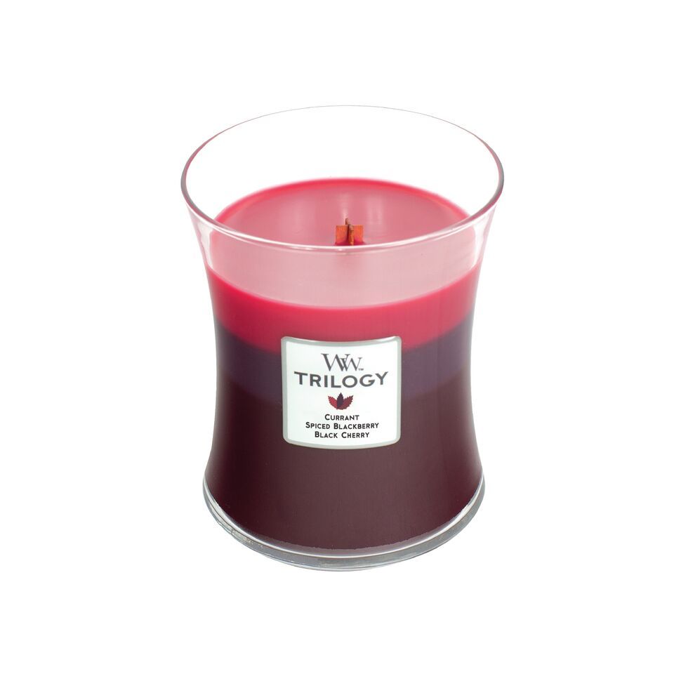 WoodWick Candle - Medium Trilogy Sun Ripened Berries