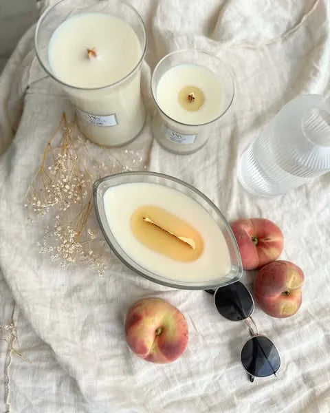 WoodWick Candle - Large White Honey