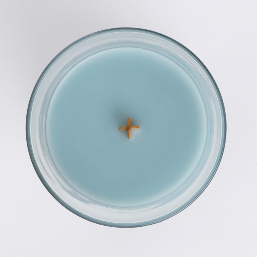 WoodWick Candle - Large Sea Salt & Cotton