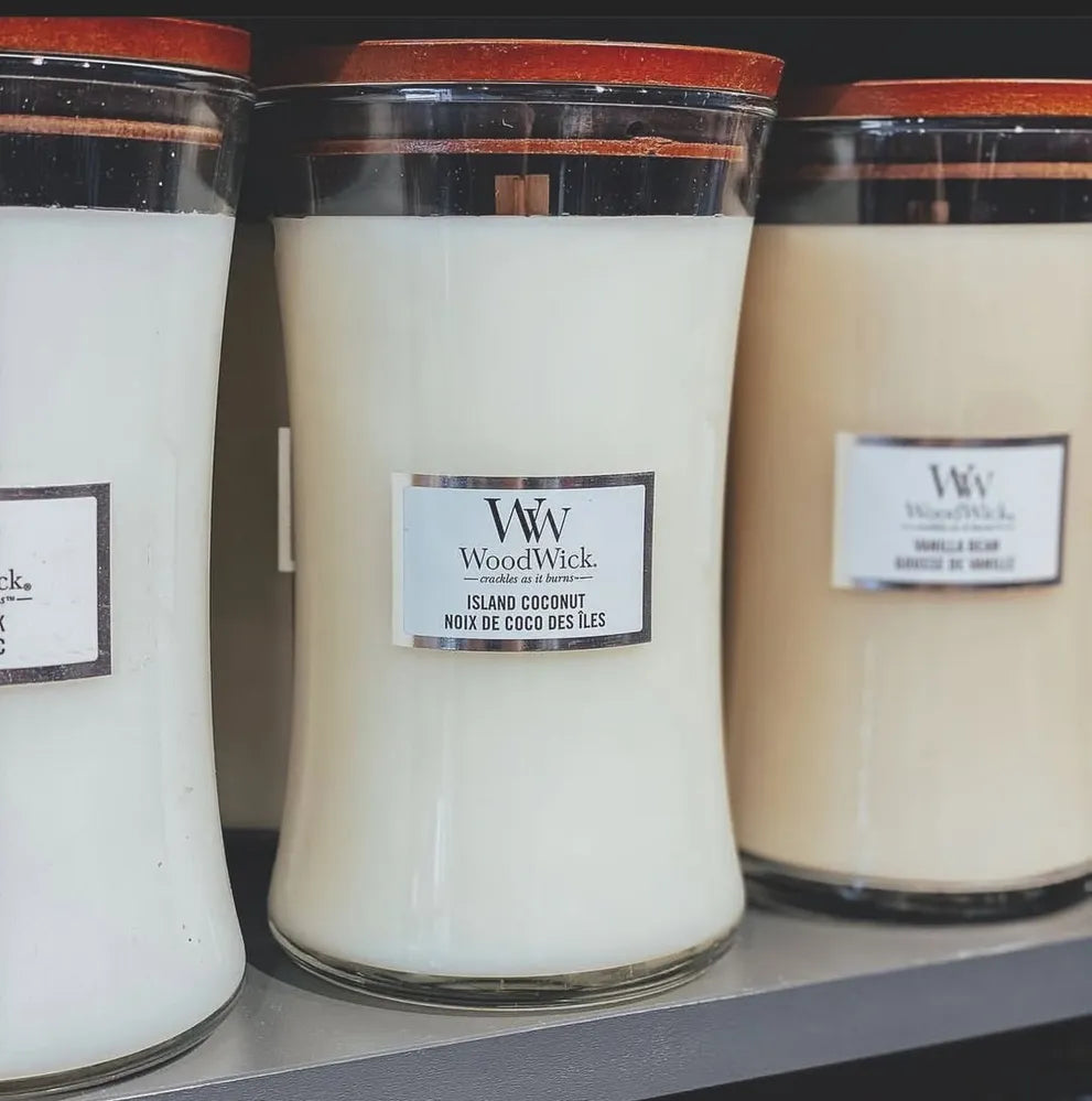 WoodWick Candle - Large Island Coconut