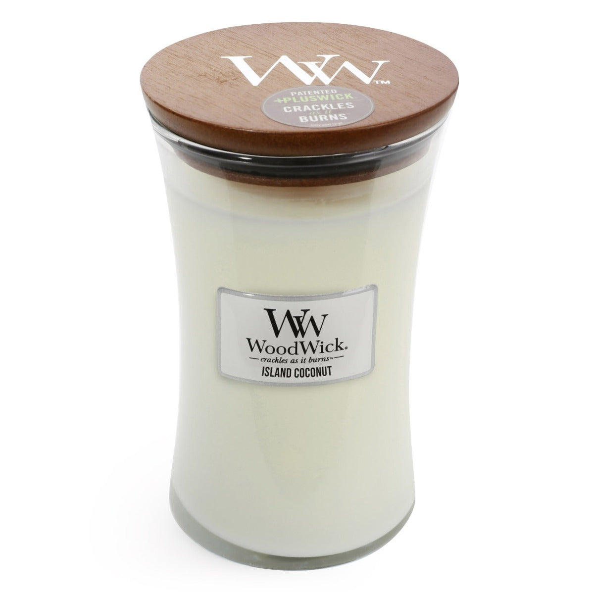 WoodWick Candle - Large Island Coconut