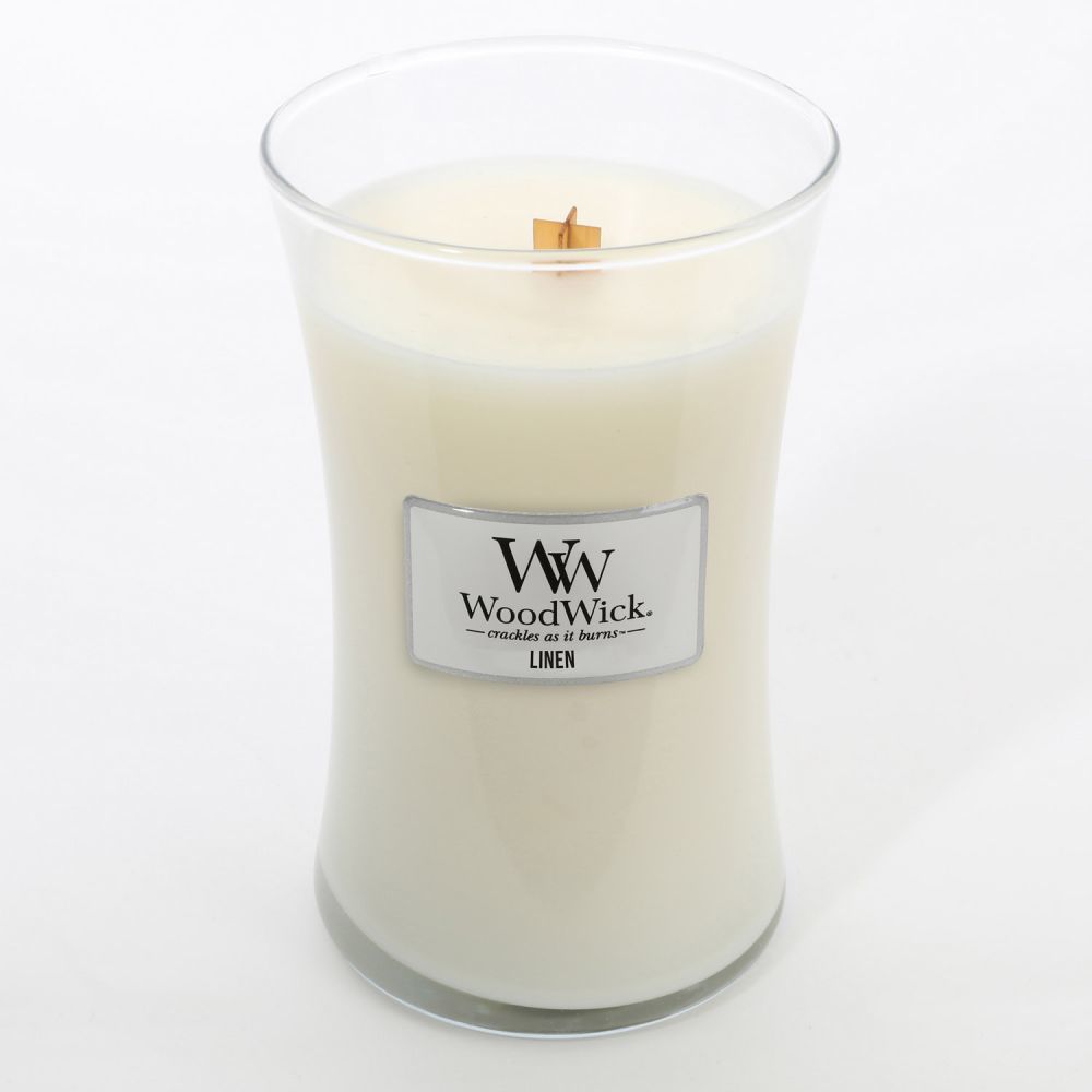 WoodWick Candle - Large Linen