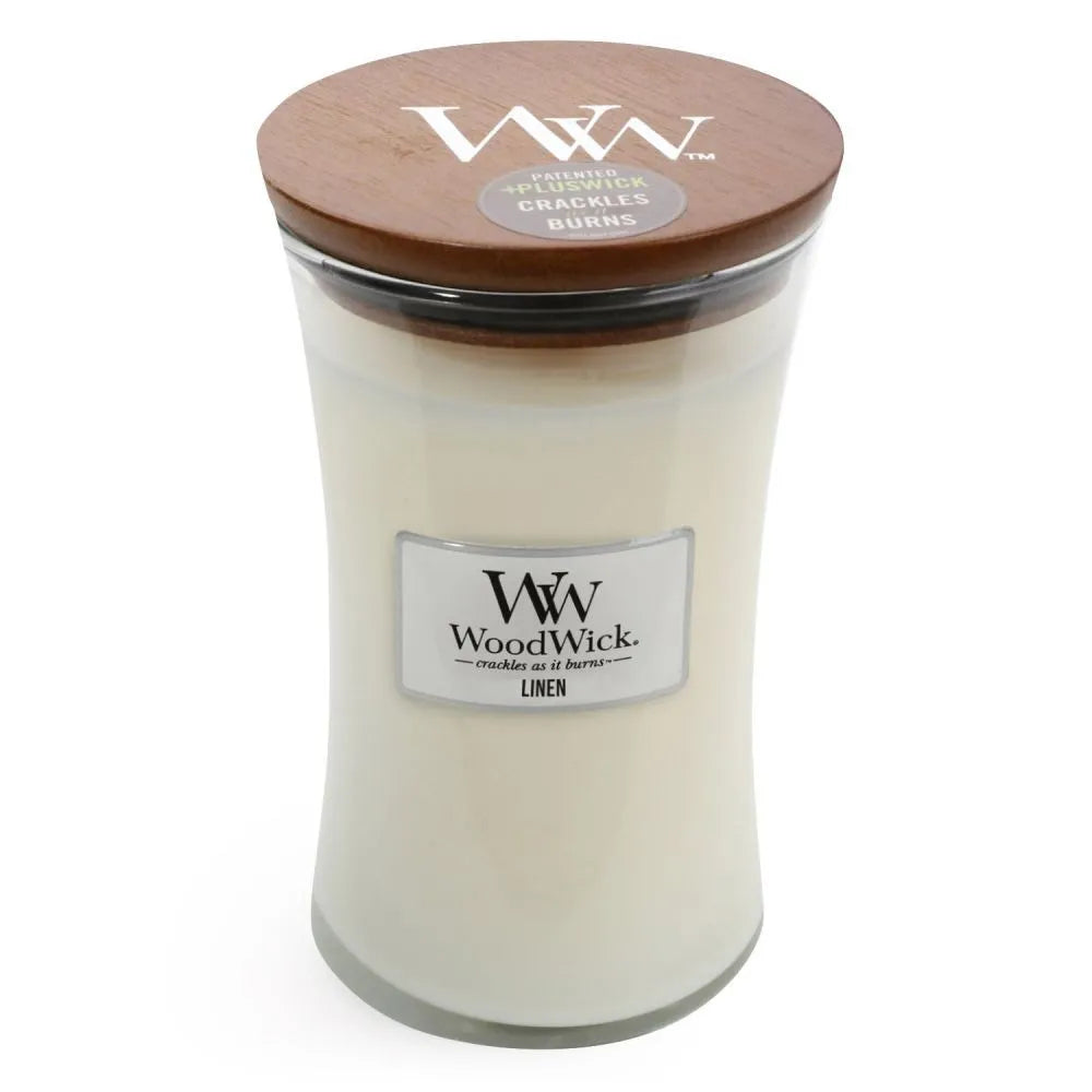WoodWick Candle - Large Linen