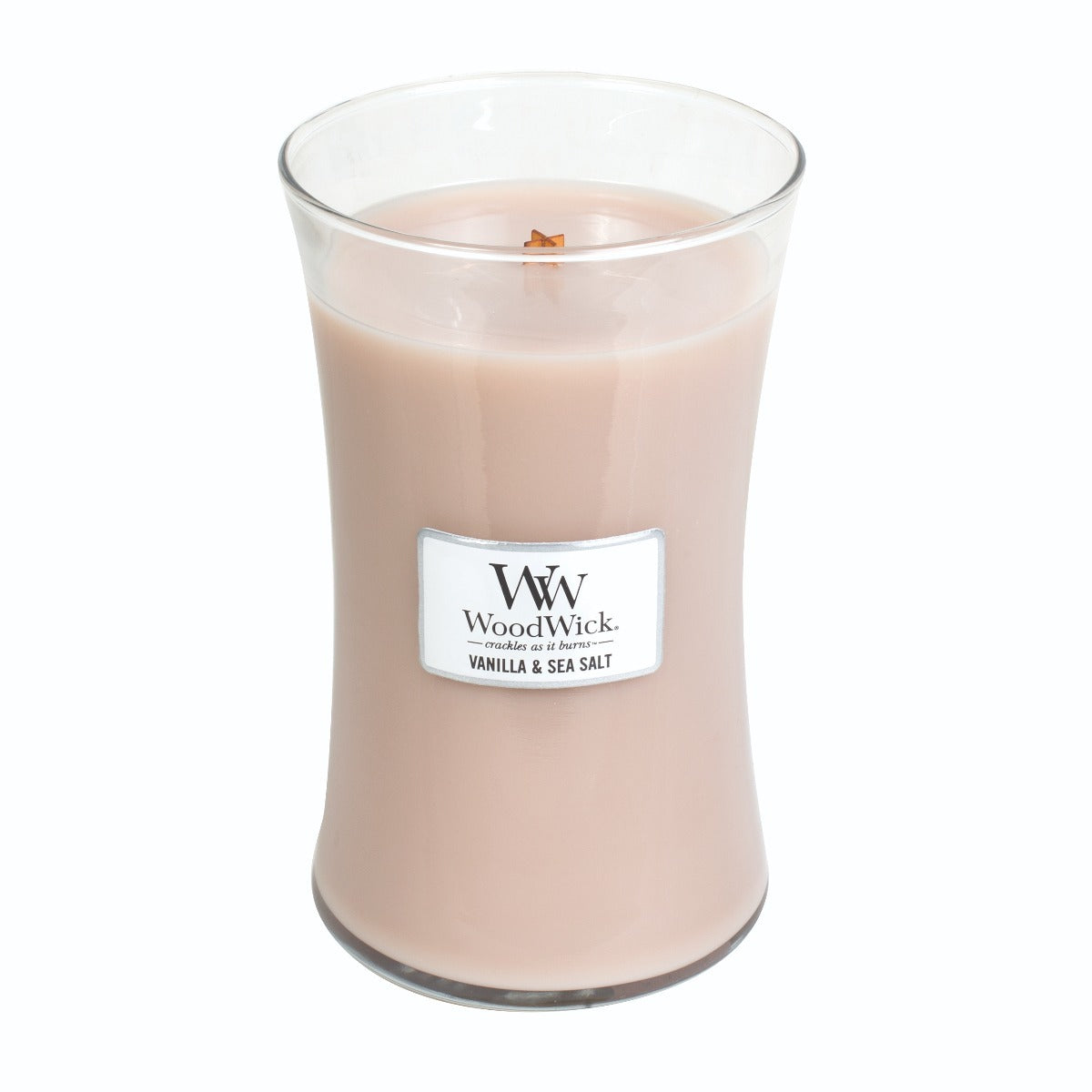 WoodWick Candle - Large Vanilla & Sea Salt