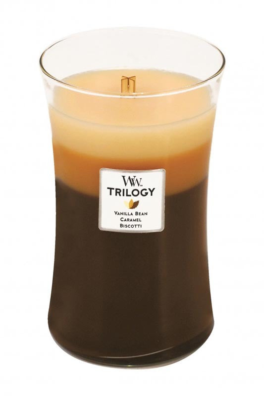 WoodWick Candle -  Large Trilogy Cafe Sweets