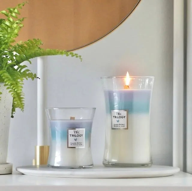 WoodWick Candle -  Large Trilogy Calming Retreat