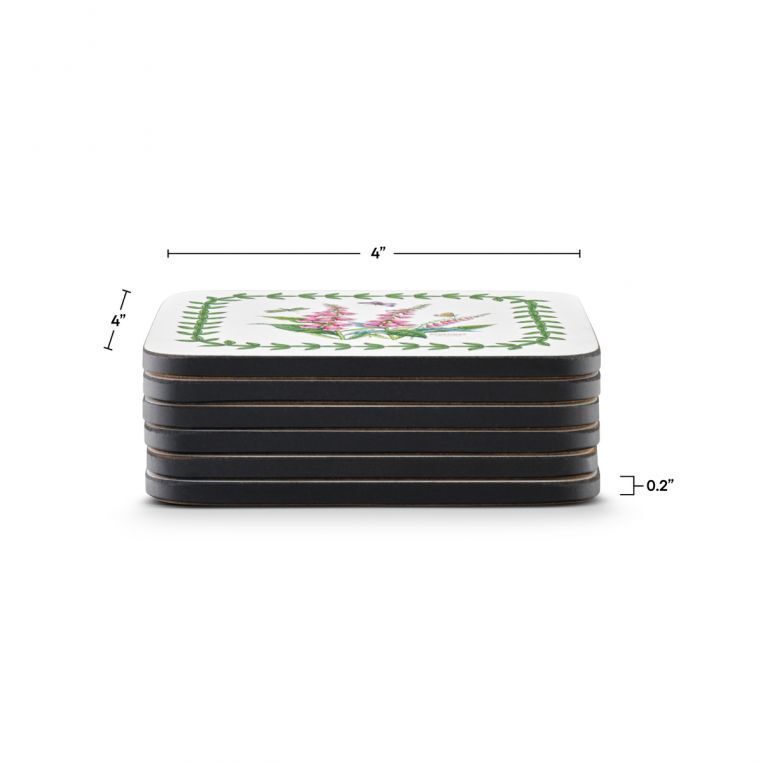 Pimpernel Botanic Garden - Coasters - (Set of 6) Mixed Motifs