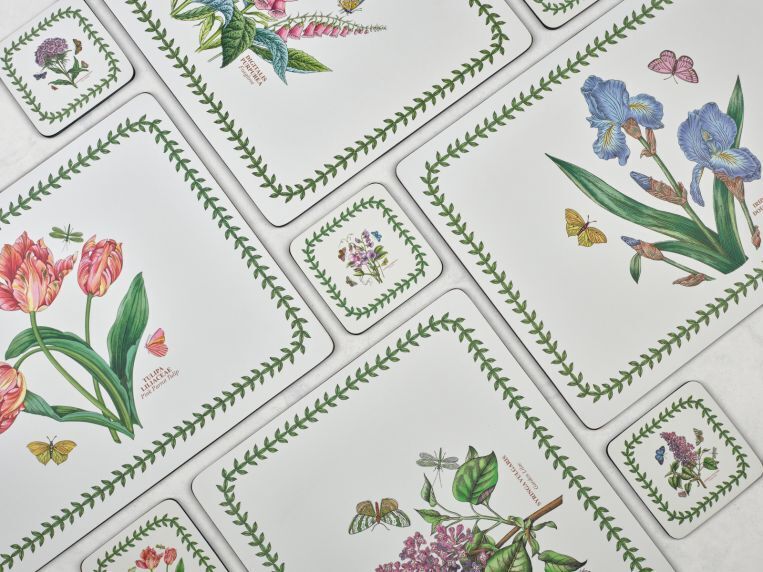 Pimpernel Botanic Garden - Coasters - (Set of 6) Mixed Motifs