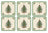Pimpernel Christmas Tree - Coasters - (Set of 6)
