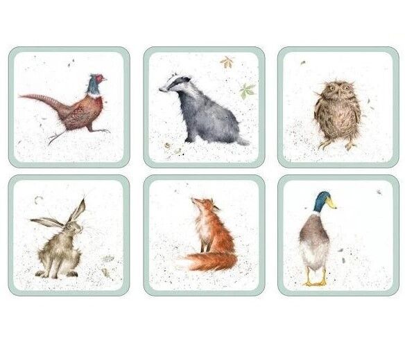 Wrendale Designs by Pimpernel Coasters - Set Of 6