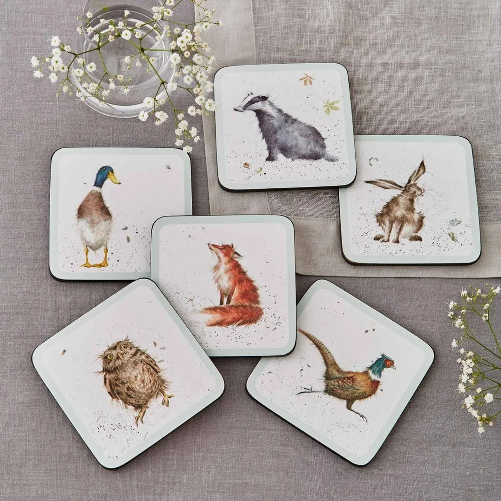 Wrendale Designs by Pimpernel Coasters - Set Of 6
