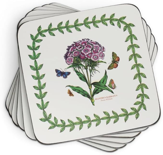 Pimpernel Botanic Garden - Coasters - (Set of 6) Roses