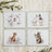 Wrendale Designs by Pimpernel Placemats - 'Wildflower' Animal Set of 4 Regular