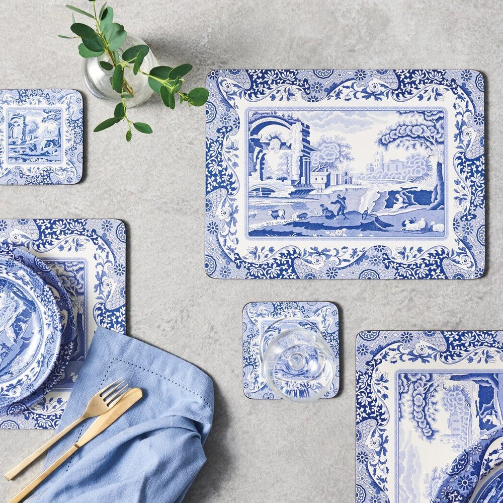 Blue Italian by Pimpernel - Regular Placemats (Set of 6)