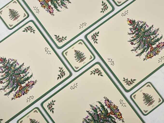Pimpernel Christmas Tree - Regular Placemats - (Set of 6)