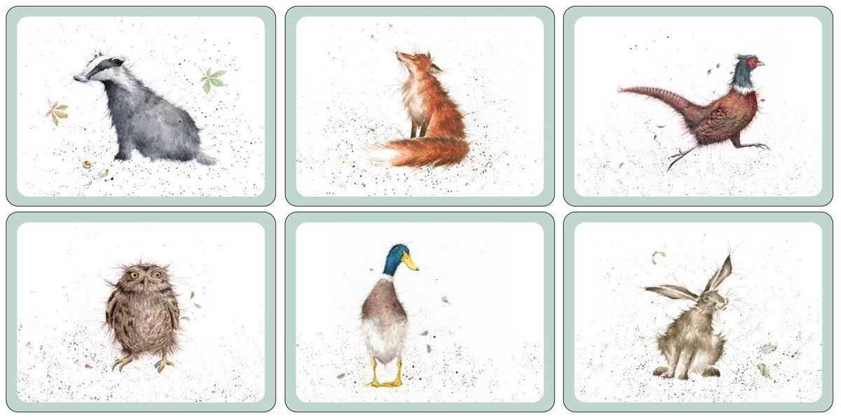 Wrendale Designs by Pimpernel Placemats - Set Of 6 Regular