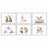 Wrendale Designs by Pimpernel Christmas Placemats - Set Of 6 Regular